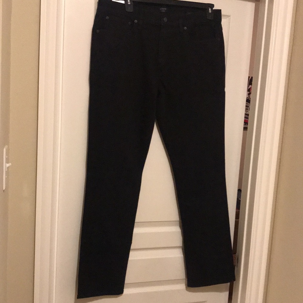 NWT J Crew Straight-fit flex jean in shadow wash